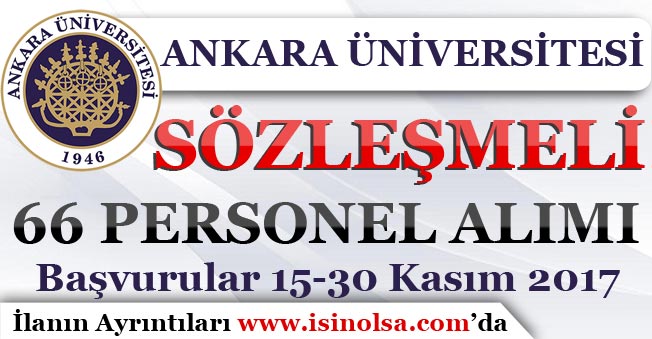 Ankara Üniversitesi 66 Sözleşmeli Hemşire Alımı Yapıyor