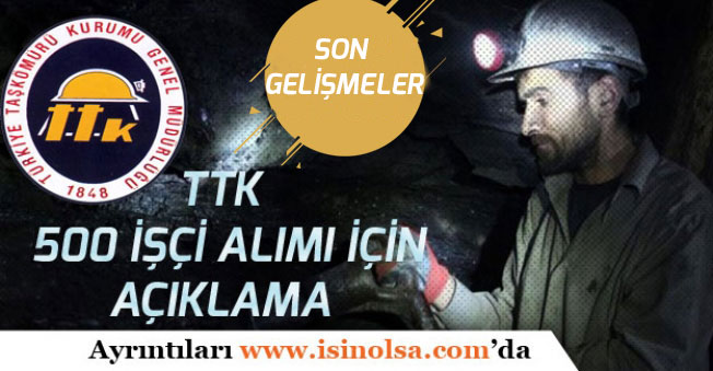 Türkiye Taş Kömürü Personel Alımı İçin Detaylar Belli Oldu!