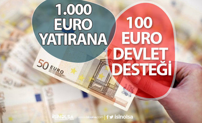 BES'te Devlet Katkı Payı Arttı! 1000 Euro Yatırana Devlet 100 Euro Verecek!