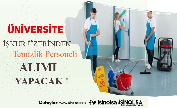 Kırklareli Üniversitesi Kura ile 14 Temizlik Görevlisi Alacak!