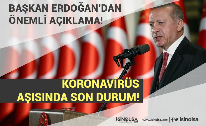 Başkan Erdoğan'dan Müjdeli, Korona Aşısı ve Kanal İstanbul Açıklaması!