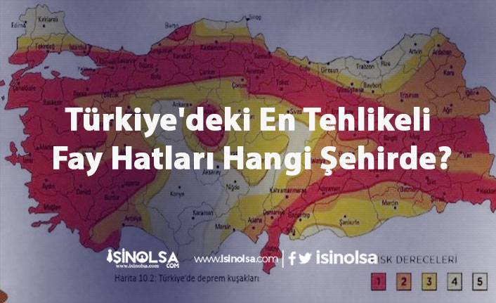 Türkiye'deki En Tehlikeli Fay Hatları Hangi Şehirde?