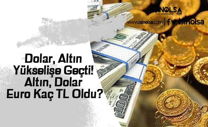Dolar, Altın Yükselişe Geçti! Altın, Dolar ve Euro Kaç TL Oldu?