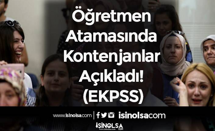 Öğretmen Atamasında Kontenjanlar Açıkladı! (EKPSS)