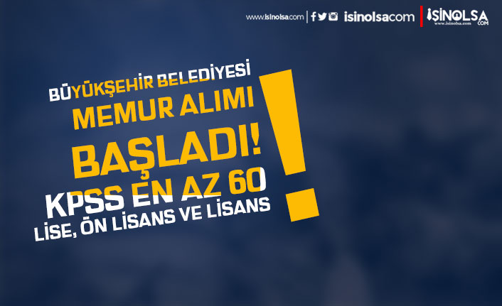 Kahramanmaraş Büyükşehir Belediyesi 12 Memur Alımı Başladı! Belgeler Nedir?