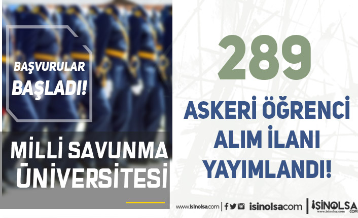 MSÜ Araştırma Enstitüleri için 289 Askeri Öğrenci Alımı İlanı Yayımladı