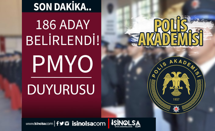Polis Akademisi 2021 Yılı PMYO Duyurusu! 186 Polis Adayı Planlandı