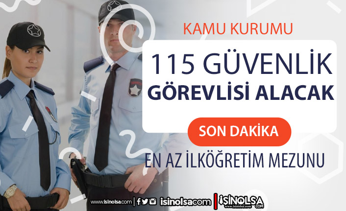 İBB İstanbul Tuz-Yap 115 Güvenlik Görevlisi Alım İlanı Yayımlandı
