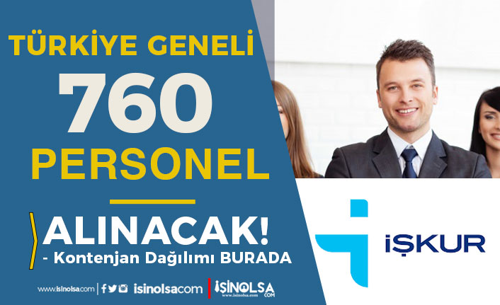 İŞKUR İle Türkiye Belediye Şirketleri 760 Personel Alıyor! KPSS Şartı Yok!