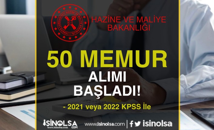 HMB 50 Memur Alımı Başladı! 2021 - 2022 KPSS İle