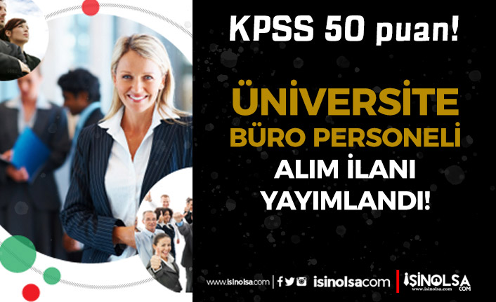 Kayseri Üniversitesi Sözleşmeli Büro Personeli Alımı İlanı Yayımlandı!