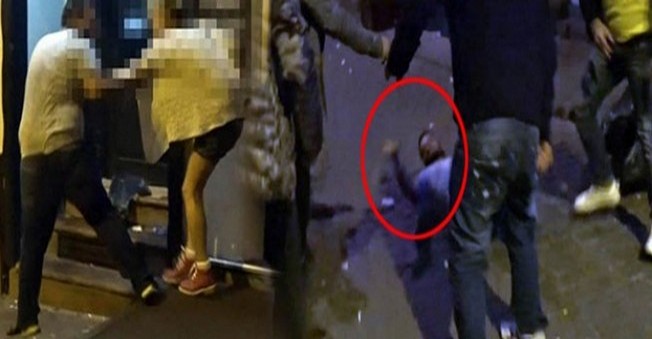 Mega Kent İstanbul'un Göbeğinde Kadına Yaka Paça Şiddet!