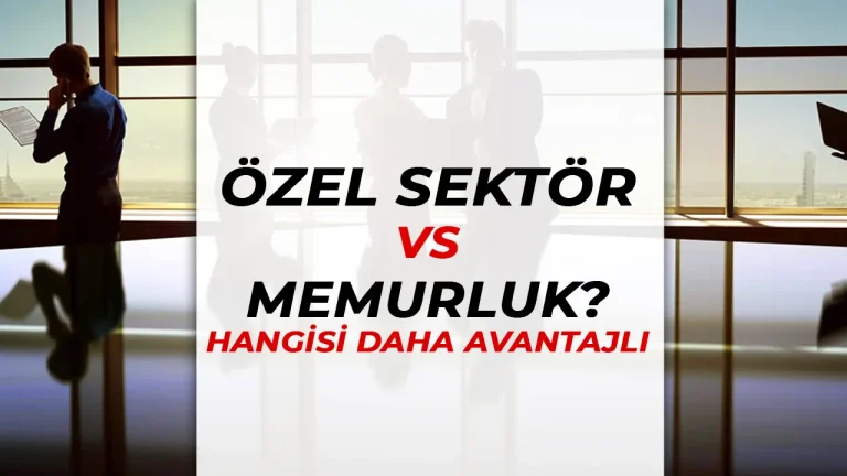 Özel Sektör vs. Memurluk: Artıları ve Eksileriyle Karşılaştırma 20 Özel Sektör vs. Memurluk: Artıları ve Eksileriyle Karşılaştırma