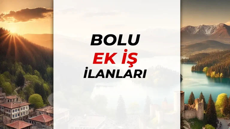 Bolu Ek İş İlanları: Evden Çalışarak Para Kazanmanın Yolları 24 bolu ek s ilanlari