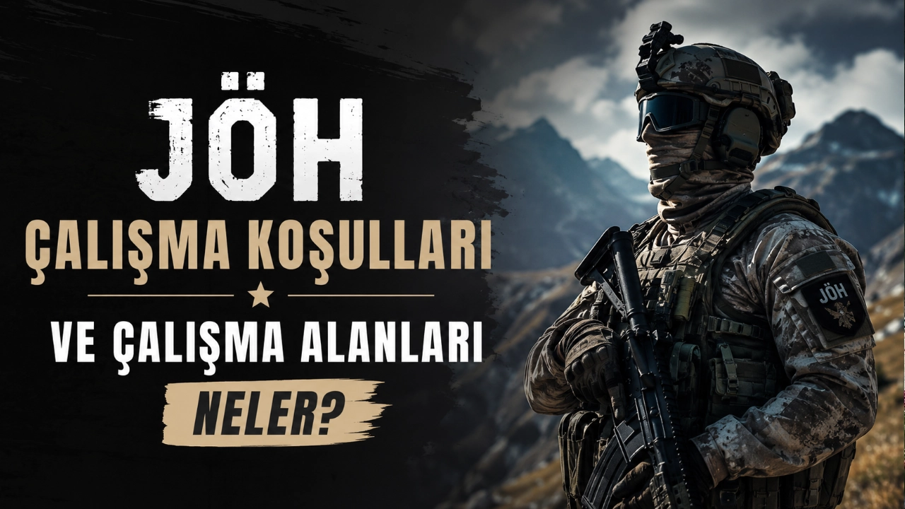 JÖH Çalışma Koşulları ve Çalışma Alanları Neler?