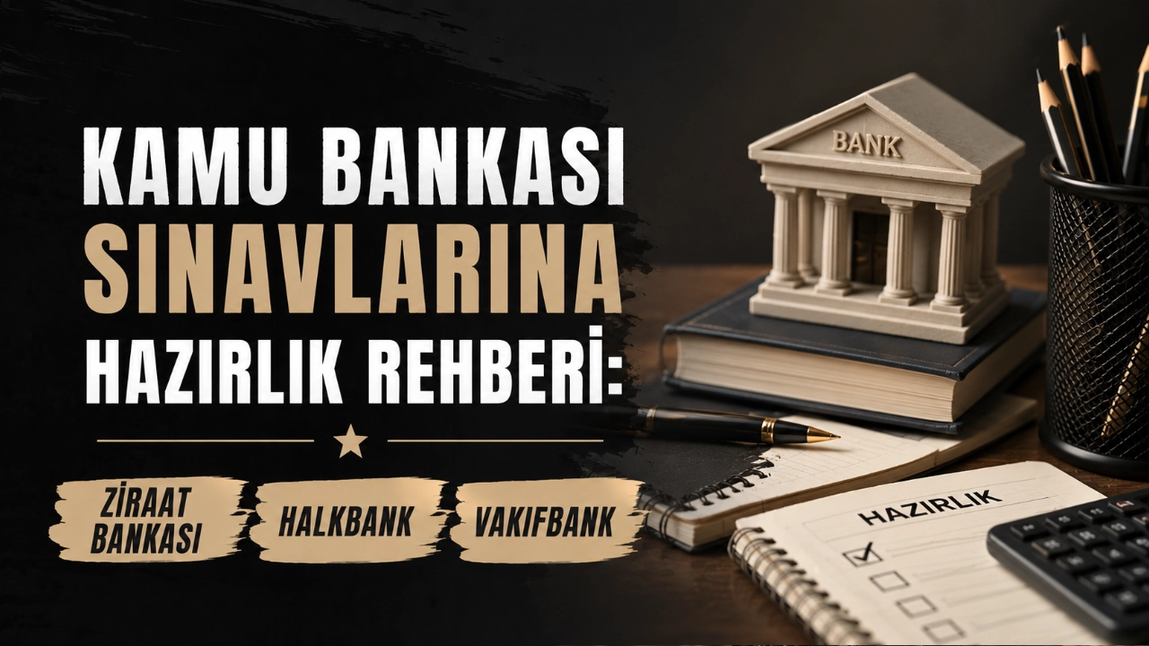 Kamu Bankası Sınavlarına Hazırlık Rehberi: Ziraat, Halkbank, Vakıfbank