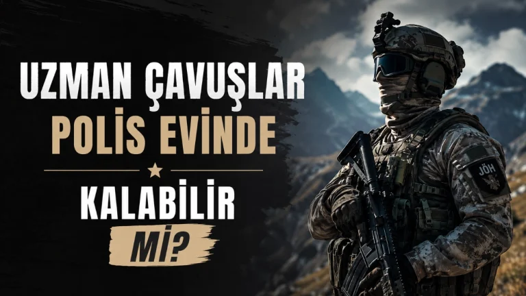 Uzman Çavuşlar Polis Evinde Kalabilir Mi?