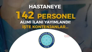 Bursa Uludağ Üniversitesi 142 Sözleşmeli Personel Alımı İlanı 2025
