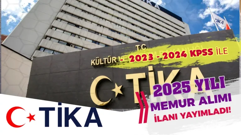 TİKA KPSS Puanı İle Memur Alımı 2025 İlanı Yayımlandı ( Uzman Yardımcısı ) 4 tika memur alımı ilanı