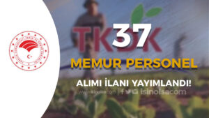 TKDK 37 Memur Personel Alımı İlanı