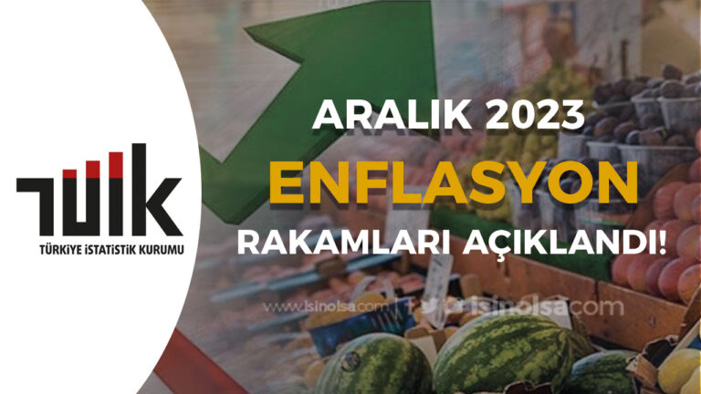TÜİK'in Açıkladığı Enflasyon Verileri: Aralık 2023'te Yıllık %64,77 Artış 22 enflasyon rakamlari