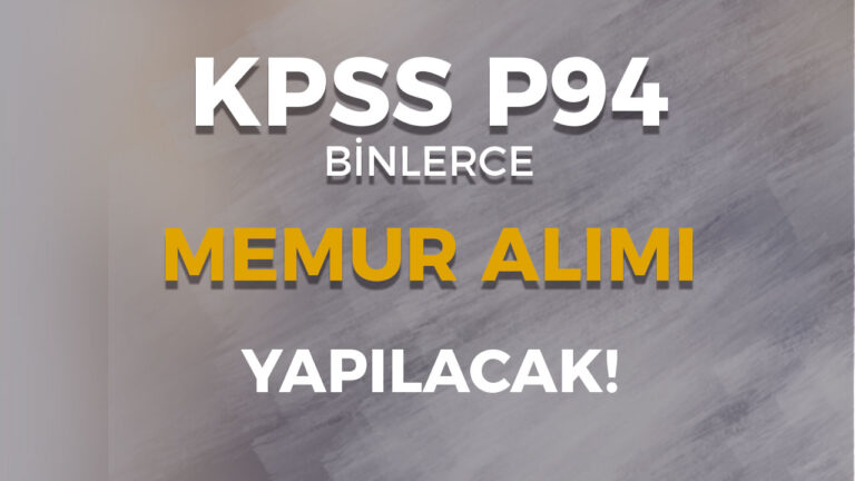 Lise Mezunu KPSS P94 Memur Alımı İlan Listesi 9 lise mezunu memur alimi1