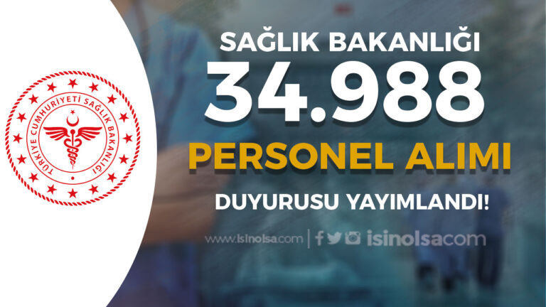 Sağlık Bakanlığı 34 Bin 988 Personel Alımı Kararı Resmi Gazetede! 24 saglik bakanligi 1