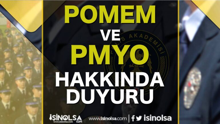PA Polis Alımı İçin: PMYO ve POMEM Sınavları Ertelendi! 17 pmyo ve pomem