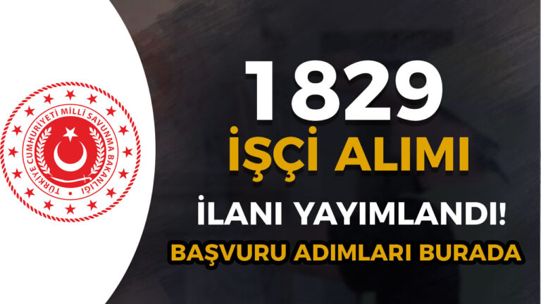 MSB 1829 Kamu İşçi Alımı İŞKUR Başvurusu Başladı! Başvuru Adımları 4 msb isci alimi