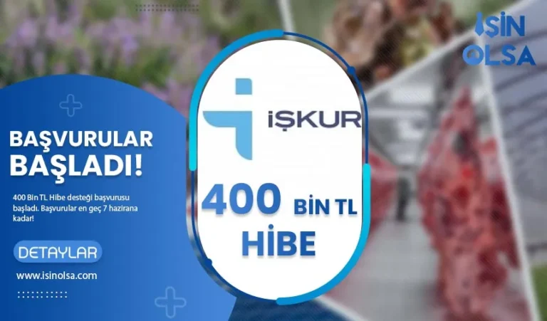 İŞKUR'dan Engelli ve Eski Hükümlülere 400 Bin TL Hibe Desteği! 18 i s k u r hibe destegi