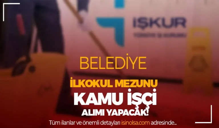 Muratpaşa Belediyesi 20 İşçi Alımı İlanı - İlkokul, 18 - 50 Yaş 6 muratpasa belediyesi isci alimi 1
