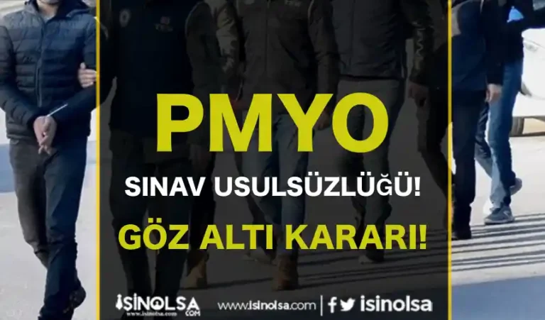 PMYO Sınavlarına FETÖ Şoku! Planları Suya Düştü! 18 pmyo feto