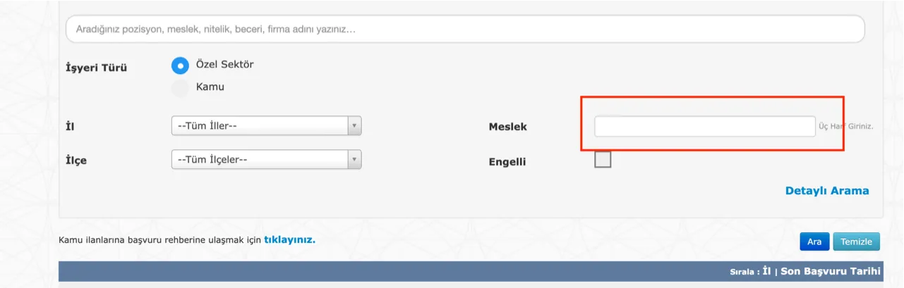 Işkur Kayıt