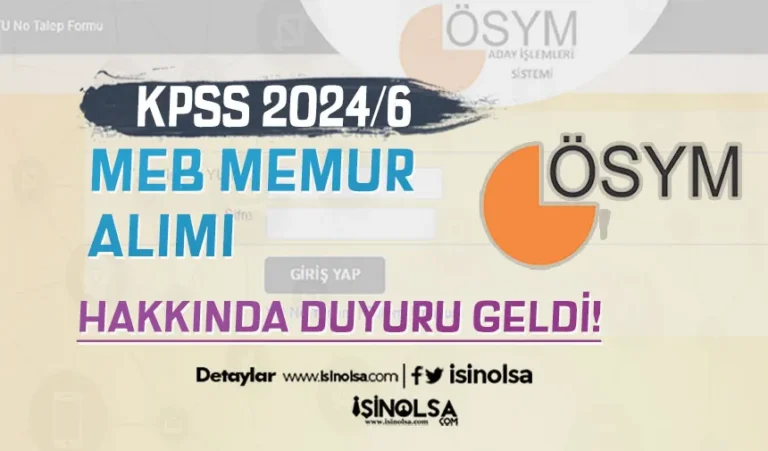 MEB KPSS 2024/6 Tercih İle Memur Alımı Hakkında Duyuru Yayımladı! 7 meb tercih kilavuzu 8