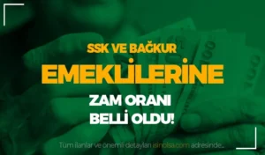SSK ve Bağ-Kur Emeklilerine Temmuz Zammı Yüzde 24,72 Olarak Belirlendi