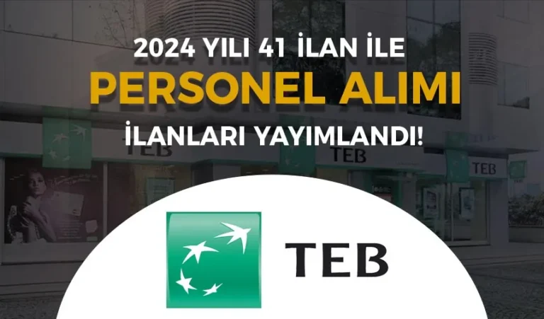 TEB Güncel Personel Alımı 41 İlan Başvuru Formu 16 teb personel alimi 1
