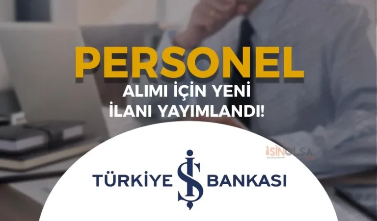 İş Bankası Kıbrıs Şubeye Avukat Alımı Yapacak! 19 is bankasi personel 1