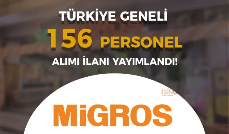 Migros İŞKUR İle 156 İşçi Personel Alımı İlanları Yayımladı! 2 migros personel alimi