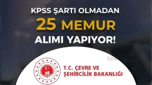 Çevre Bakanlığı 18 Memur Alımı Yapacak ( 2828 Sayılı Kanun İle )