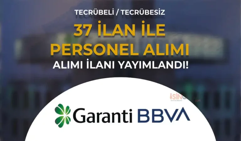 Garanti BBVA 2024 Yılı Personel Alımı İş İlanları ve Başvurusu 23 garanti bbva personel alimi