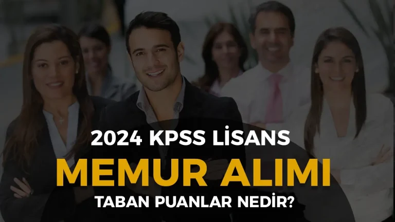 KPSS Lisans Taban ve Atama Puanları 2024: KPSS Lisans 50, 55, 60, 65, 70, 75 ve 80 Puanla Nereye Girilir? 2 kpss lisans taban puanlar