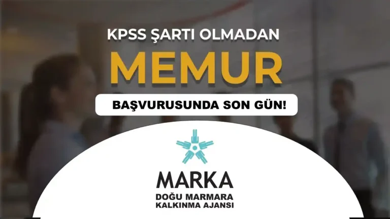 Doğu Marmara Kalkınma Ajansı ( MARKA ) Memur Alımı Başvurusu Btiyor 10 marka memur alimi 1