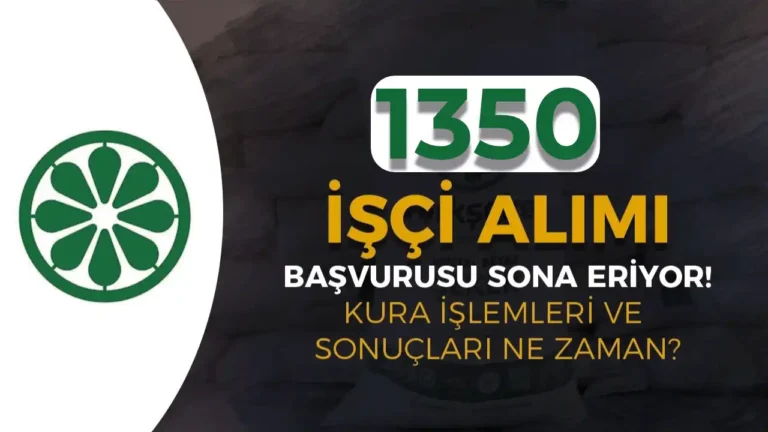 TÜRKŞEKER 1350 İşçi Alımı Kura İşlemleri ve Sonuçları ? 4 turkseker isci alimi kura islemleri