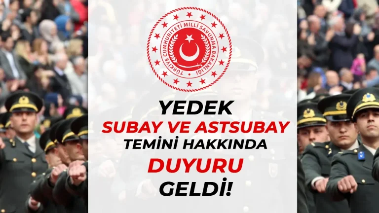 MSB Deniz Kuvvetleri Muvazzaf Subay ve Astsubaylığa Geçiş 2025 Duyurusu Yayımladı! 4 yedek subay ve astsubay alımı