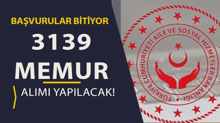 ASHB 2828 Sayılı Kanun İle 3139 Memur Alımı Sonuçları? 2 ASHB 3139 memur alımı detayları