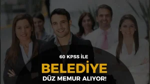 Belediye 60 KPSS İle Memur Alımı Başladı! ( Alay Belediyesi )