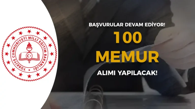 MEB 100 Memur Alımı 2024 Başvurusu Devam Ediyor ( Müfettiş Yardımcısı ) 9 meb memur alimi