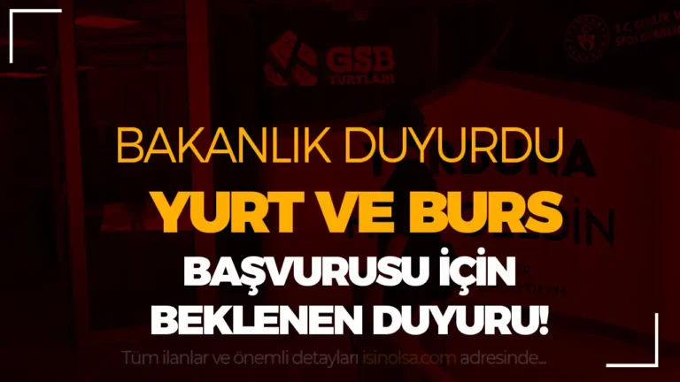 ÖZYES Öğrencileri İçin GSB Yurt ve Burs/Kredi Başvuruları Başladı 21 yurt ve burs basvurusu