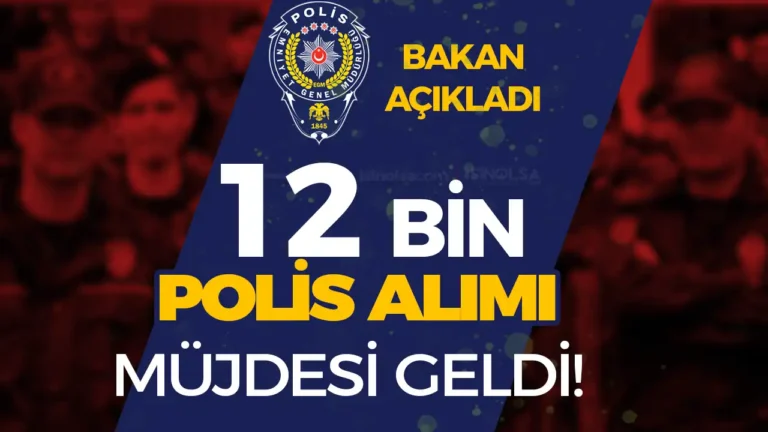 Bakan Yerlikaya'dan 2025 Yılı POMEM 12 Bin Polis Alımı Müjdesi Geldi! 17 12 bin polis alinacak