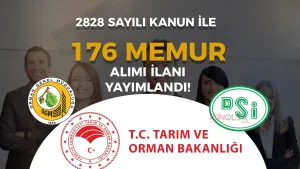 Tarım Bakanlığı OGM ve DSİ 176 Memur Alımı Kılavuzu Yayımlandı! ( 2828 Sayılı Kanun İle )